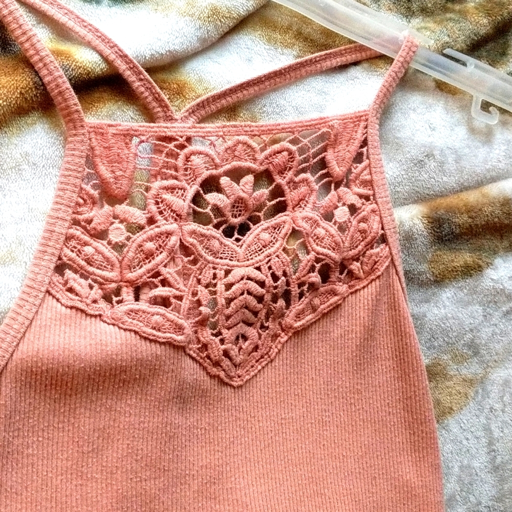 Aeropostale lace neck tank